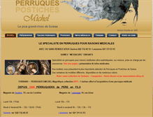 Tablet Screenshot of perruques.ch